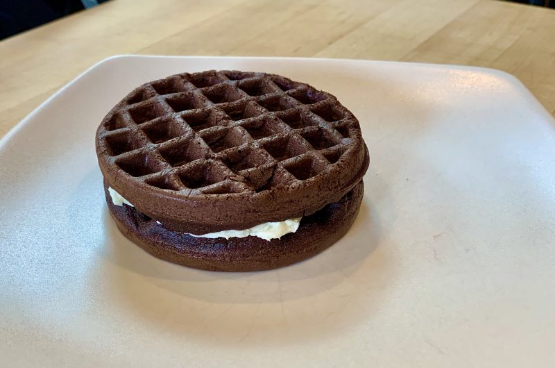 Chocolate Cupcake Chaffle