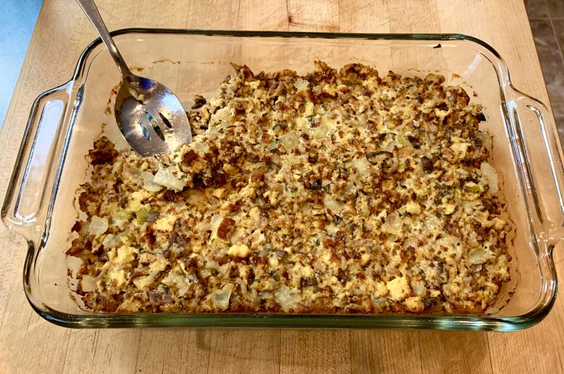 Sausage & Onion Keto Stuffing