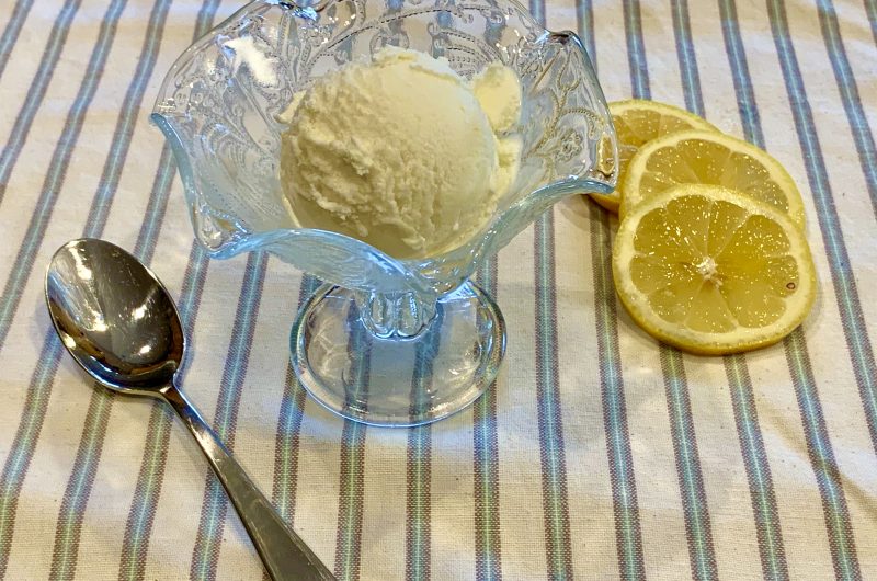 Sour Cream Lemon Sherbet