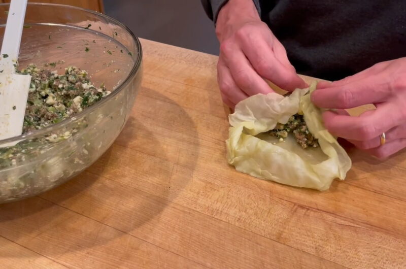 Greek Inspired Cabbage Rolls