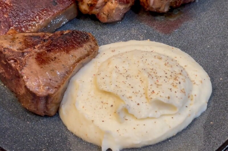 Mashed Cauliflower "Faux-tatoes" with Keto Chow