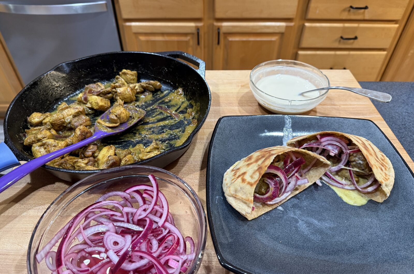 Jerusalem Style Chicken Thighs