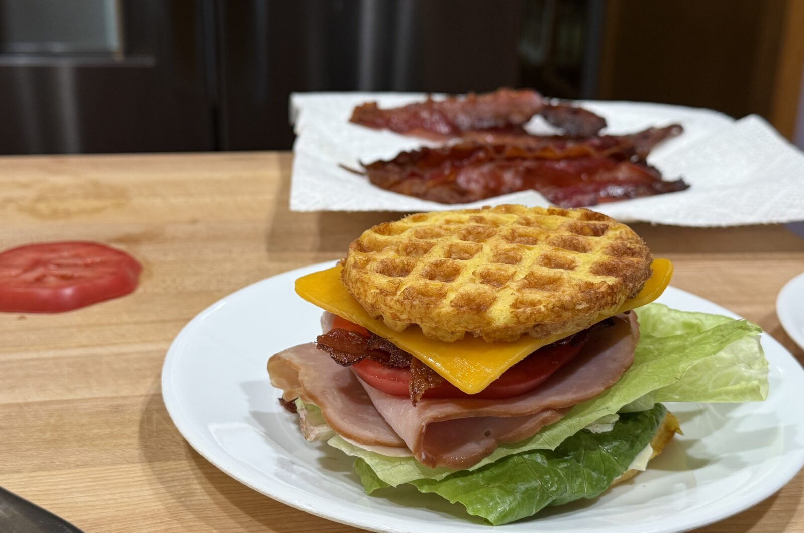 Rotisserie Chicken Chaffle
